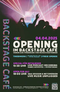 Backstage Café: Neuer Verein unterstützt aufstrebende Musiker:innen in Österreich